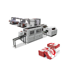 A3 A4 A5 paper copy paper making machine roll to sheet cutting and packing machine for factory price